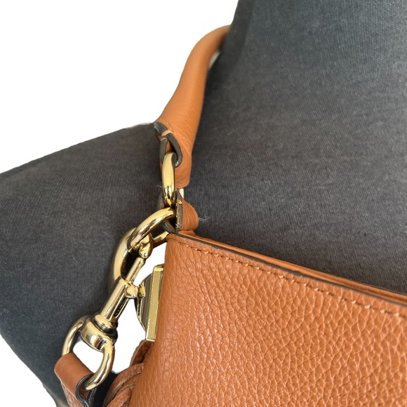 REBECCA MINKOFF Pebbled Leather Shoulder and/or crossbody bag fringe detail Boho - Picture 12 of 13